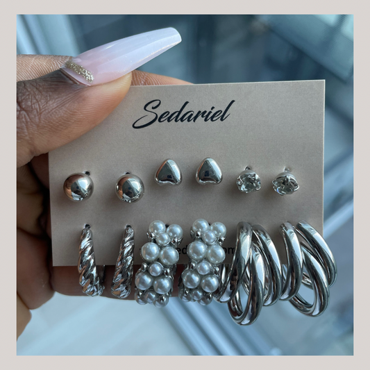 Swirl Earring Set
