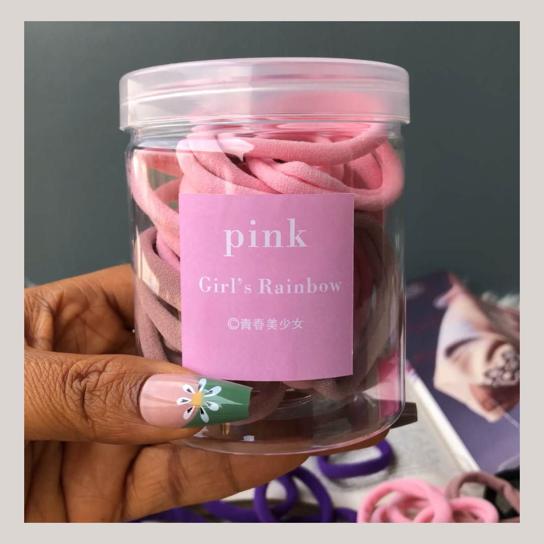 50 Pieces Honey Hair Ties