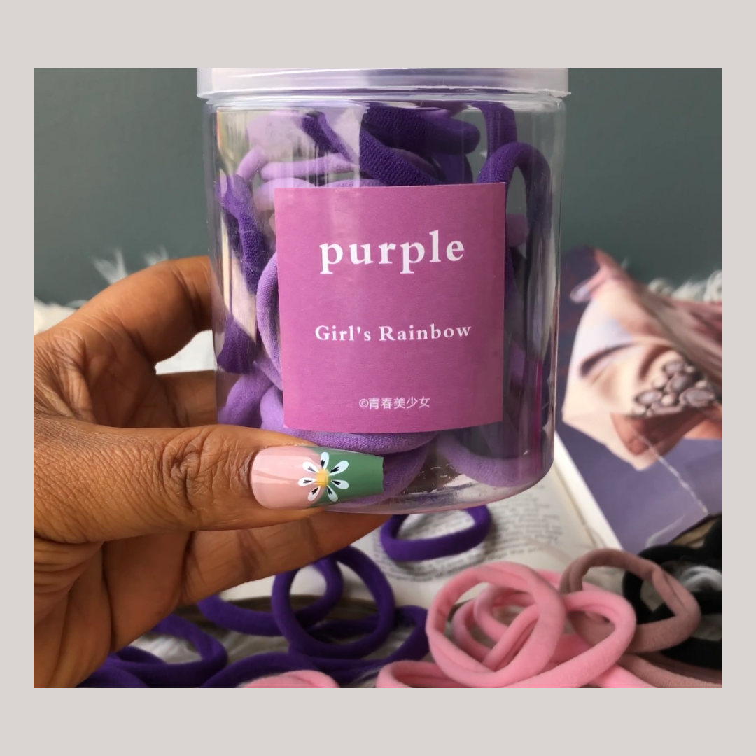 50 Pieces Honey Hair Ties